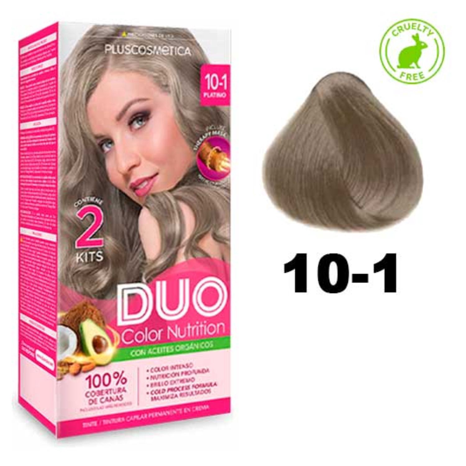 slide 1 of 1, Duo Color Perm Crema 10-1 Platino, 1 ct