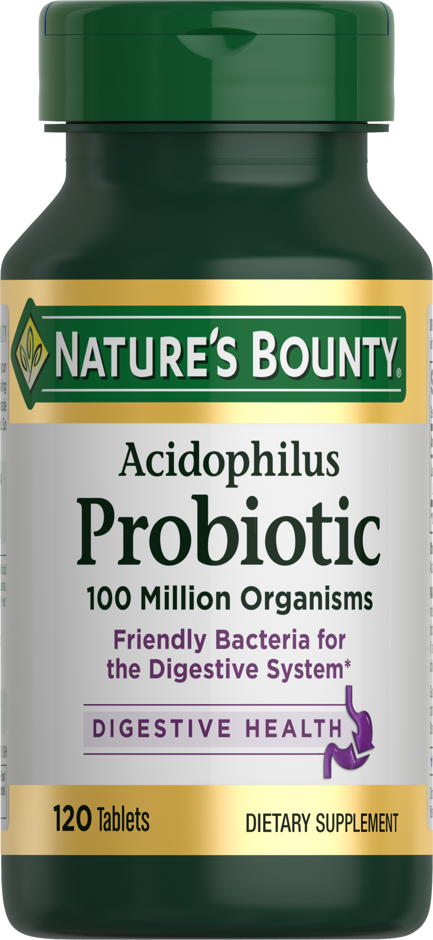 slide 1 of 5, Nature's Bounty Acidophilus Probiotic Tablets - 120ct, 120 ct