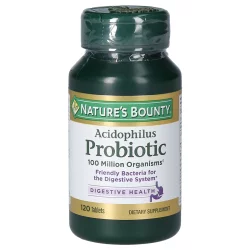 Nature's Bounty Acidophilus Probiotic Dietary Supplement Tablets