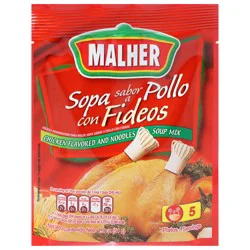 Malher Chicken Flavored Noodles Soup Mix 1.9 oz