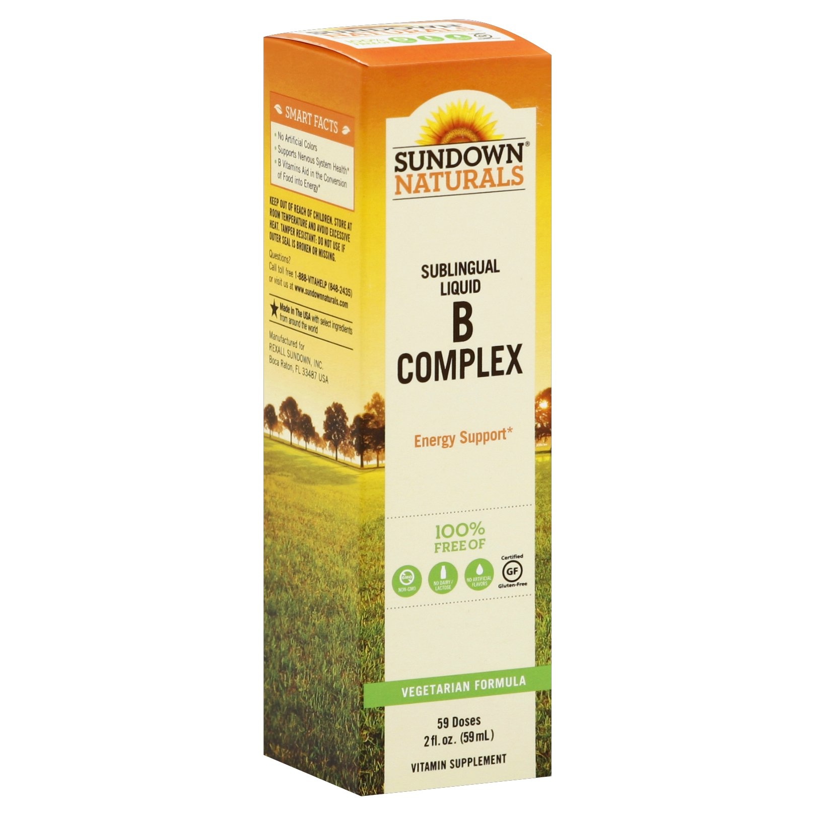 slide 1 of 4, Sundown Naturals B Complex 2 oz, 2 oz