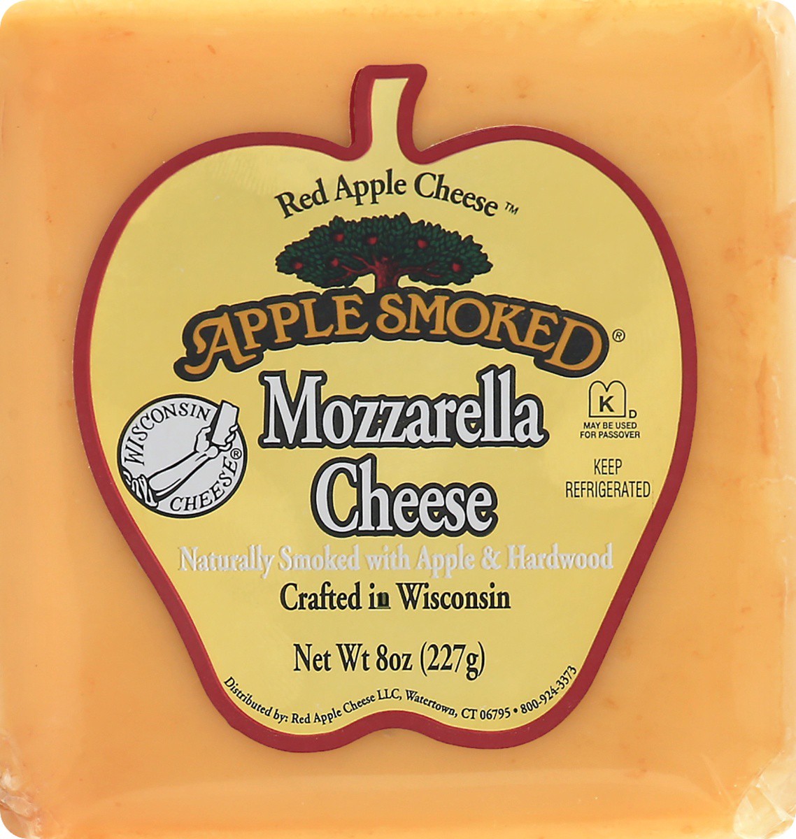 slide 2 of 9, Red Apple Apple Smoked Mozzarella Apple Smoked Cheese, 8 oz