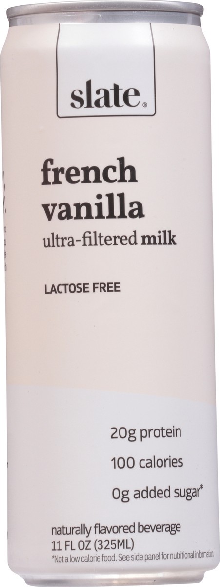 slide 6 of 9, Slate French Vanilla High Protein Milk Shake- 11 fl oz, 11 fl oz