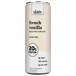 Slate French Vanilla High Protein Milk Shake- 11 fl oz