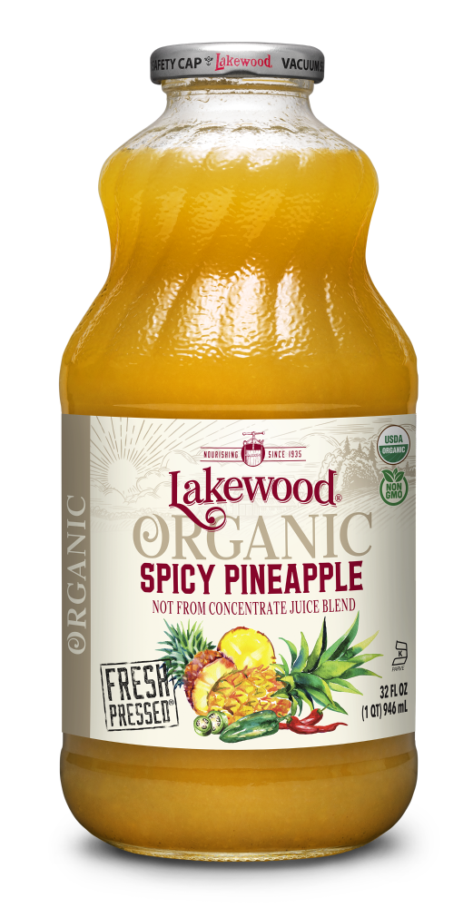 slide 2 of 4, Lakewood Og Juice Spicy Pineapple, 32 fl oz