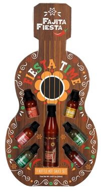 slide 1 of 1, Fajita Fiesta Hot Sauce Guitar, 6.89 fl oz