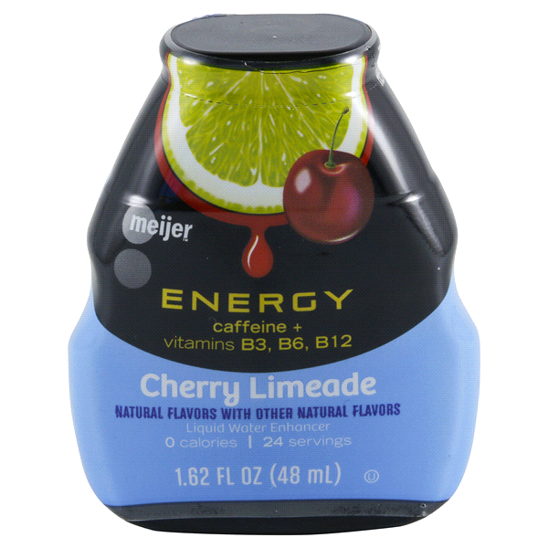 slide 1 of 1, Meijer Liquid Water Enhancer Cherry Limeade Energy, 1.62 oz