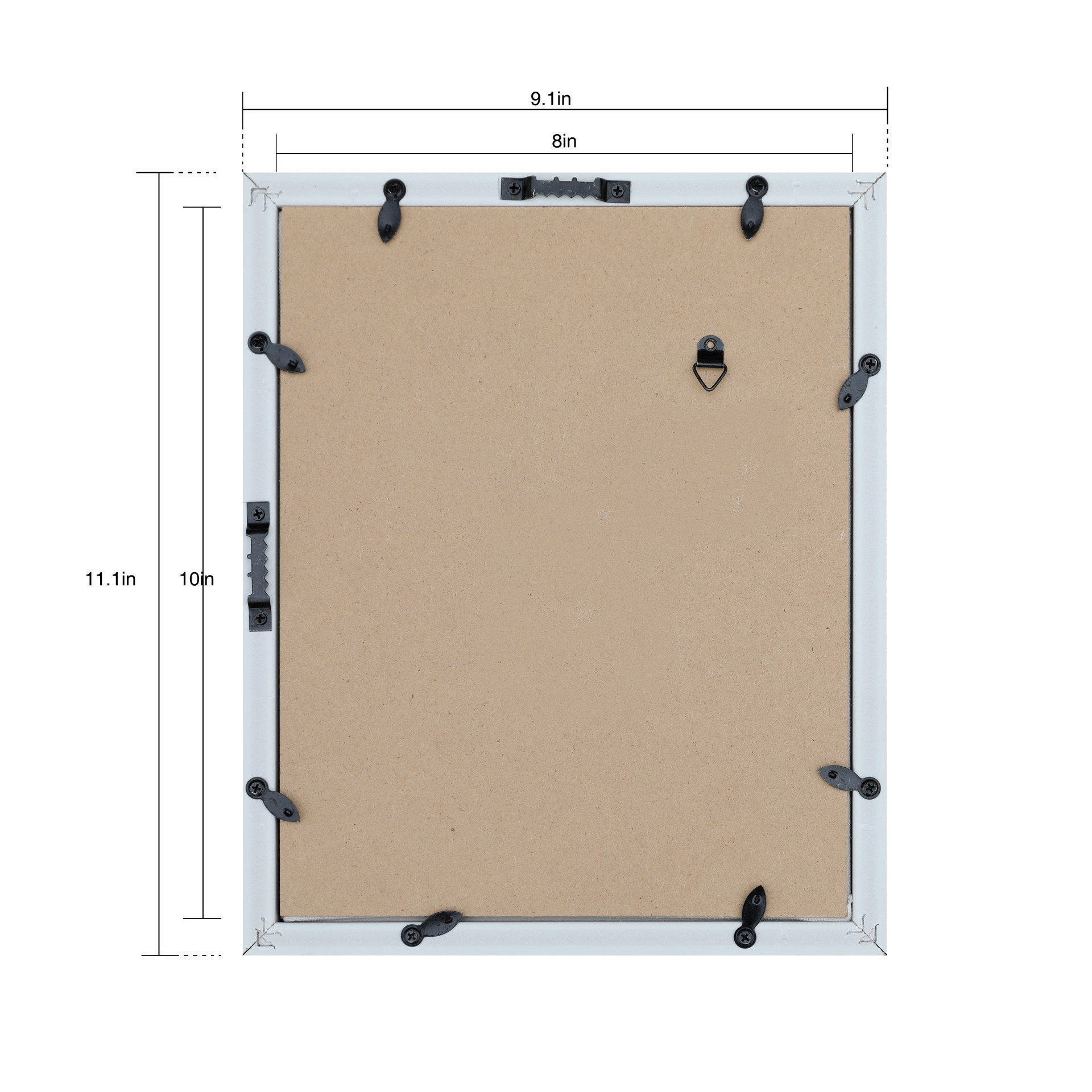 slide 4 of 5, Natural Shadow Box By Studio Decor, 8 in x 10 in