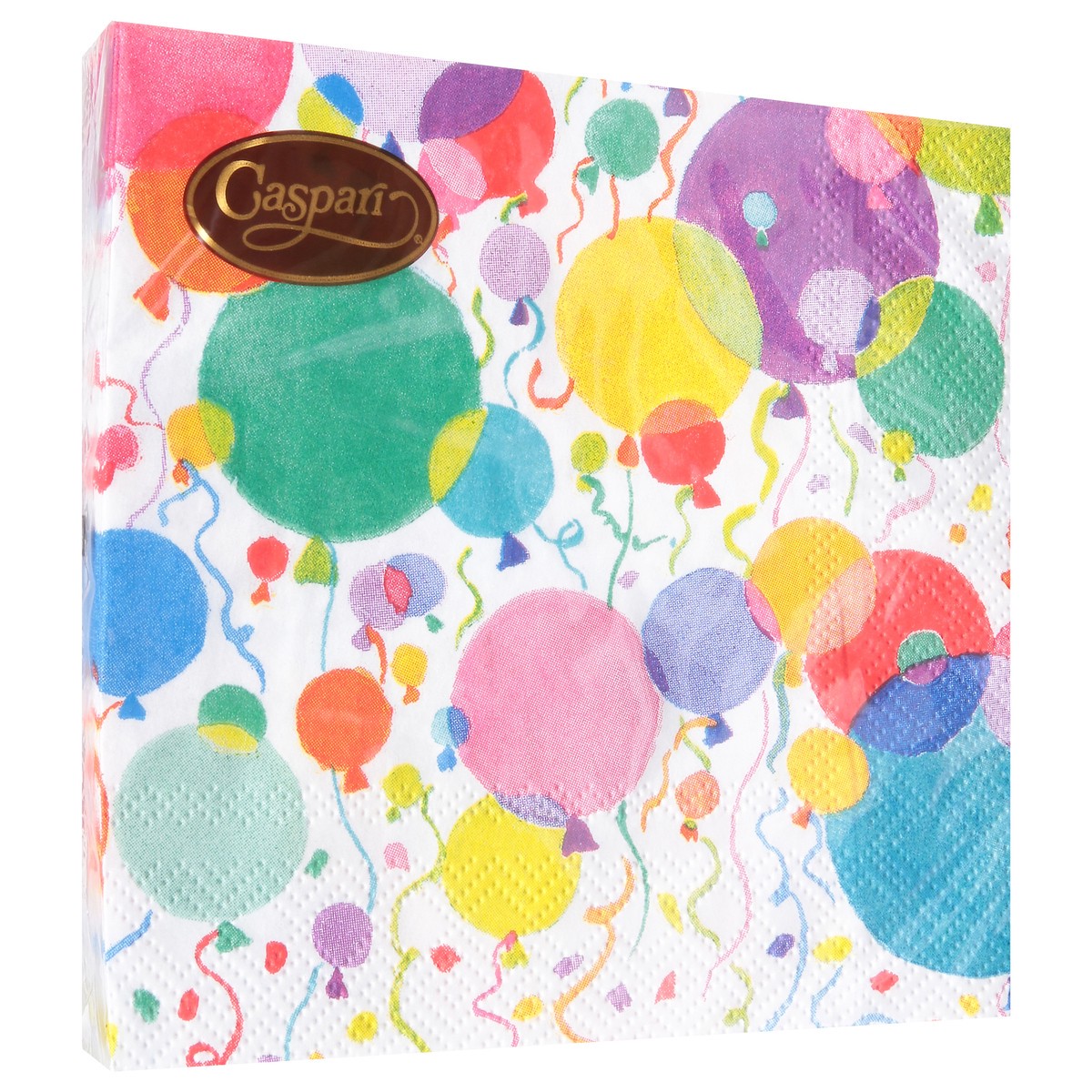slide 8 of 9, Caspari Balloons And Confetti 3-Ply Cocktail Napkins, 20 ct