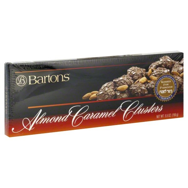 slide 1 of 1, Barton's Bartons Almond Caramel Clusters, 5.5 oz