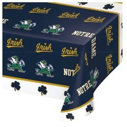 University Of Notre Dame Fighting Irish Plastic Tablecloth