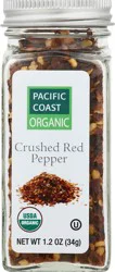 Pacific Coast Organic Crushed Red Pepper 1.2 oz