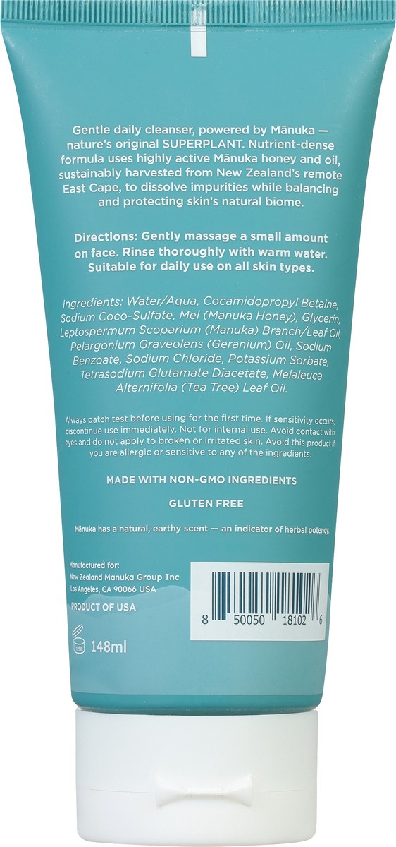slide 5 of 12, Melora Manuka Honey & Oil Face Wash 5 fl oz, 5 fl oz