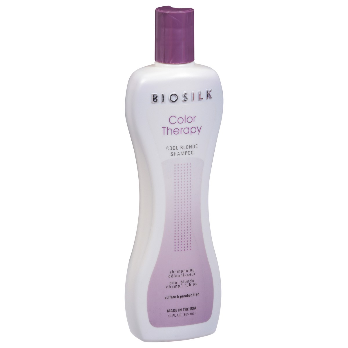 slide 8 of 9, BioSilk Cool Blonde Color Therapy Shampoo 12 fl oz, 12 fl oz