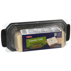 Hy-vee Pepper Jack Monterey Jack Cracker Cuts Cheese Slices With Jalapeno Peppers