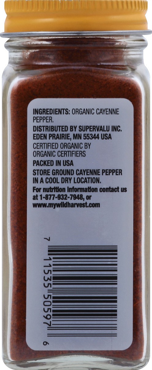 slide 4 of 9, Wild Harvest Organic Cayenne Pepper, 1.7 oz