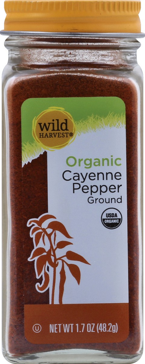 slide 1 of 9, Wild Harvest Organic Cayenne Pepper, 1.7 oz