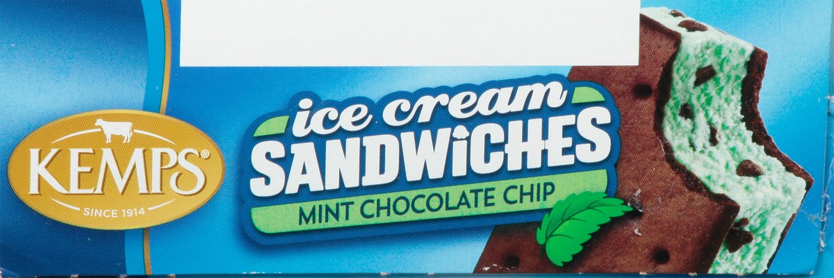slide 7 of 14, Kemps Mint Chocolate Chip Ice Cream Sandwiches, 12 ct