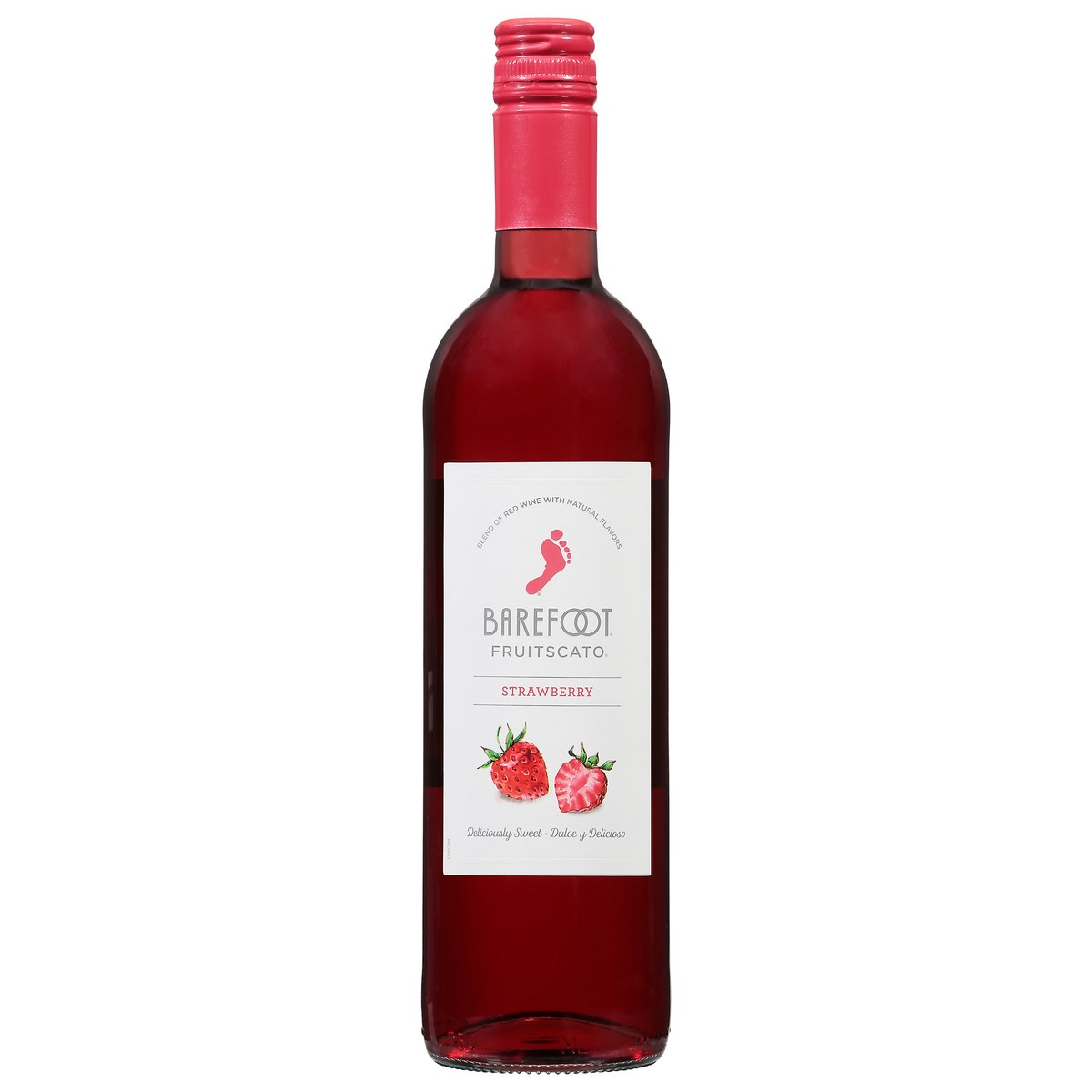 slide 1 of 1, Barefoot® fruitscato strawberry moscato, 750 ml