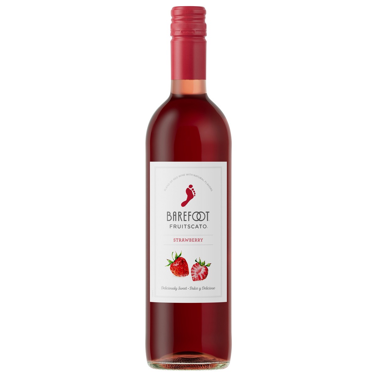 slide 1 of 2, Barefoot Fruitscato Strawberry Sweet Wine 750ml, 750 ml