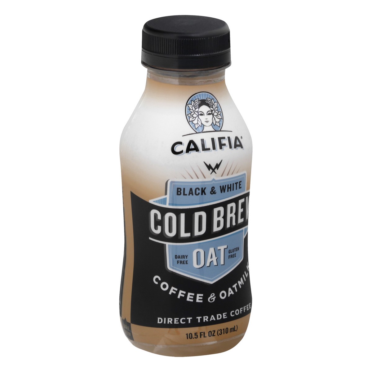 slide 2 of 11, Califia Farms Black & White Coldbrew Coffee & Oatmilk 10.5 oz, 10.5 oz