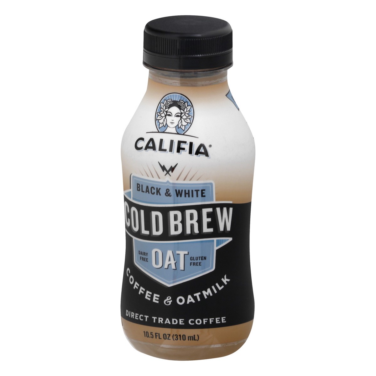 slide 8 of 11, Califia Farms Black & White Coldbrew Coffee & Oatmilk 10.5 oz, 10.5 oz