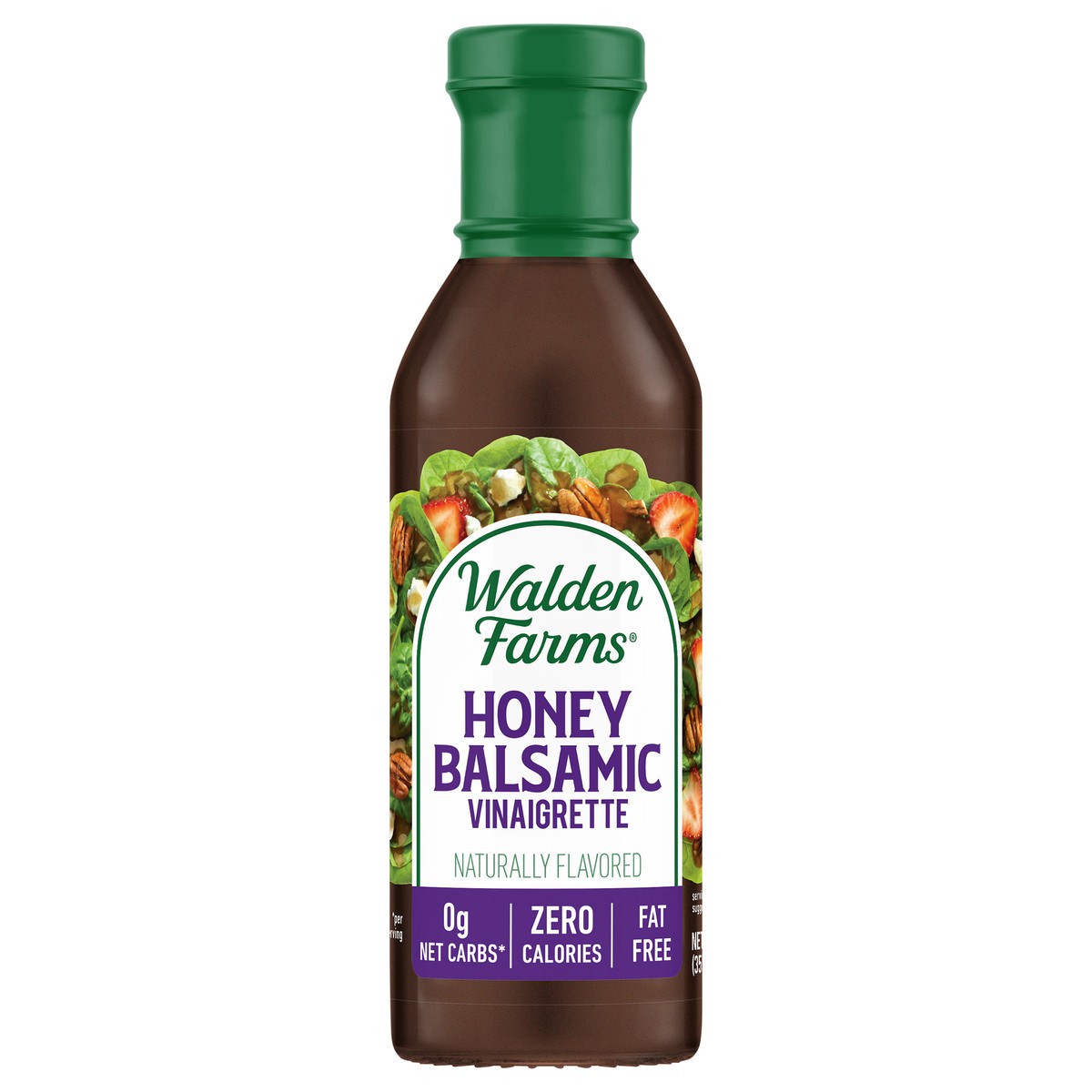 slide 1 of 12, Walden Farms Honey Balsamic Vinaigrette - 12 fl oz, 12 fl oz