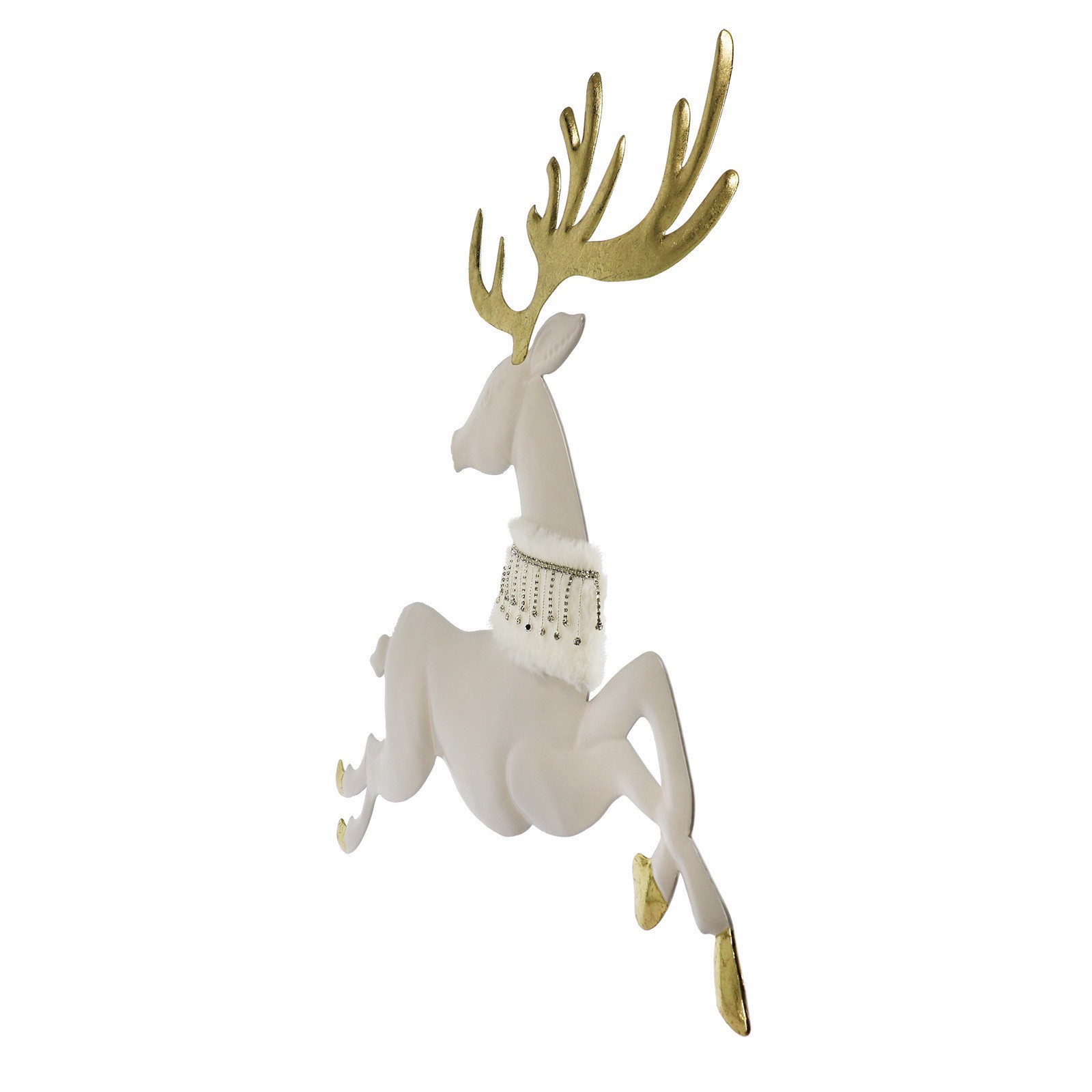slide 3 of 4, 31" Dancing Deer Metal Wall Decor By Ashland, 31 in x 23.5 in