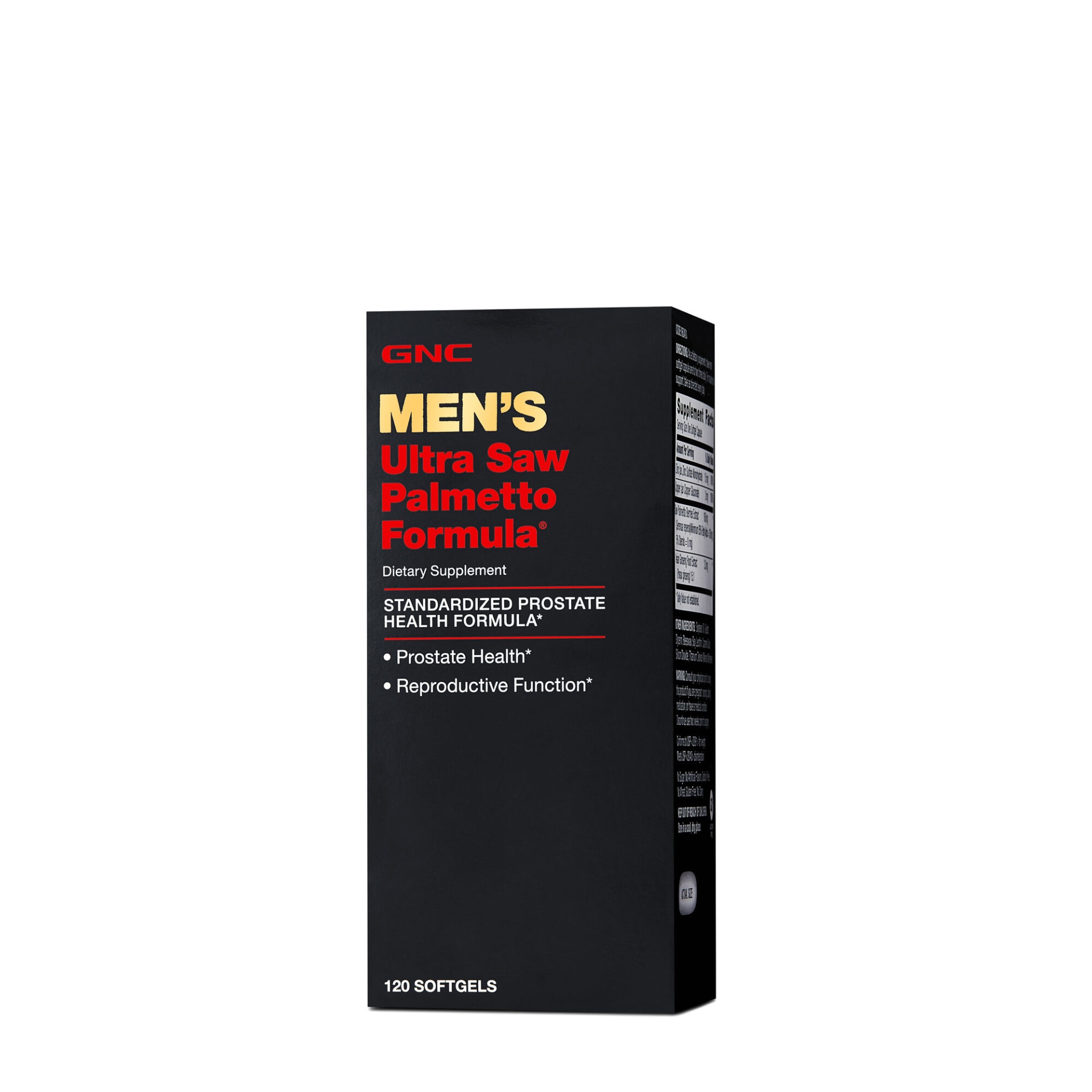 slide 1 of 1, GNC Men's Ultra Saw Palmetto Formula, 120 ct