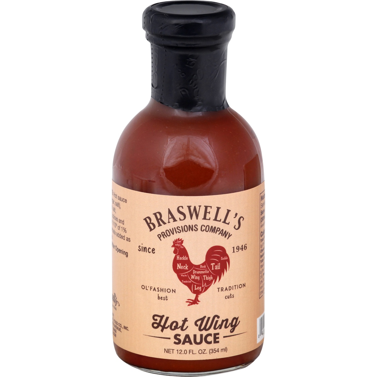 slide 1 of 1, Braswell's Hot Wing Sauce, 1 ct