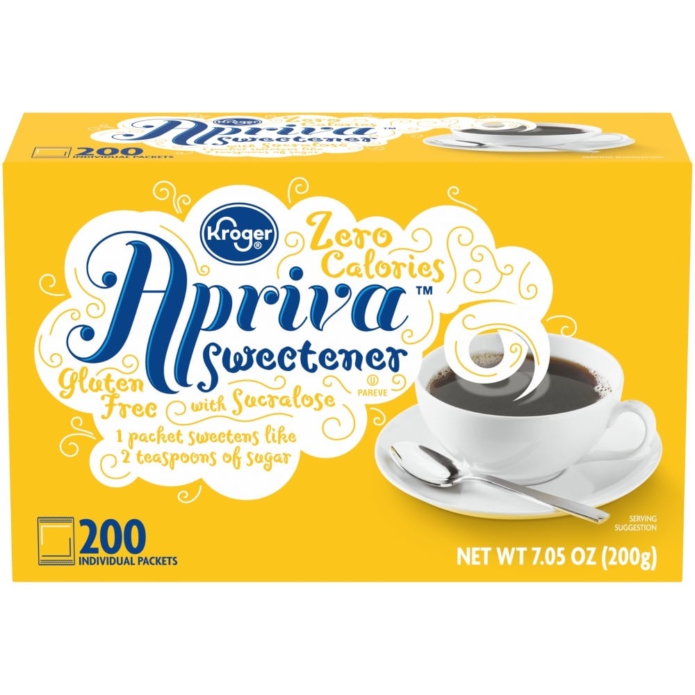 slide 1 of 4, Kroger Apriva Packets, 200 ct