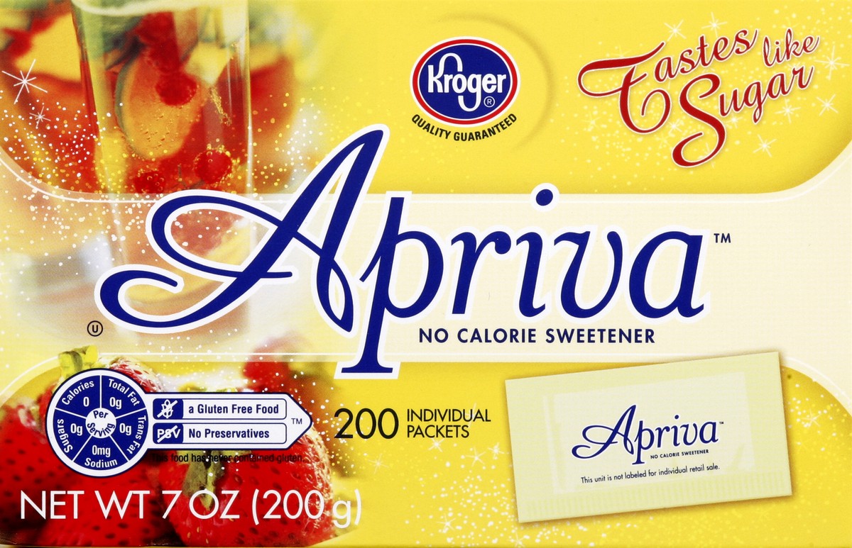 slide 1 of 4, Kroger Apriva Packets, 200 ct