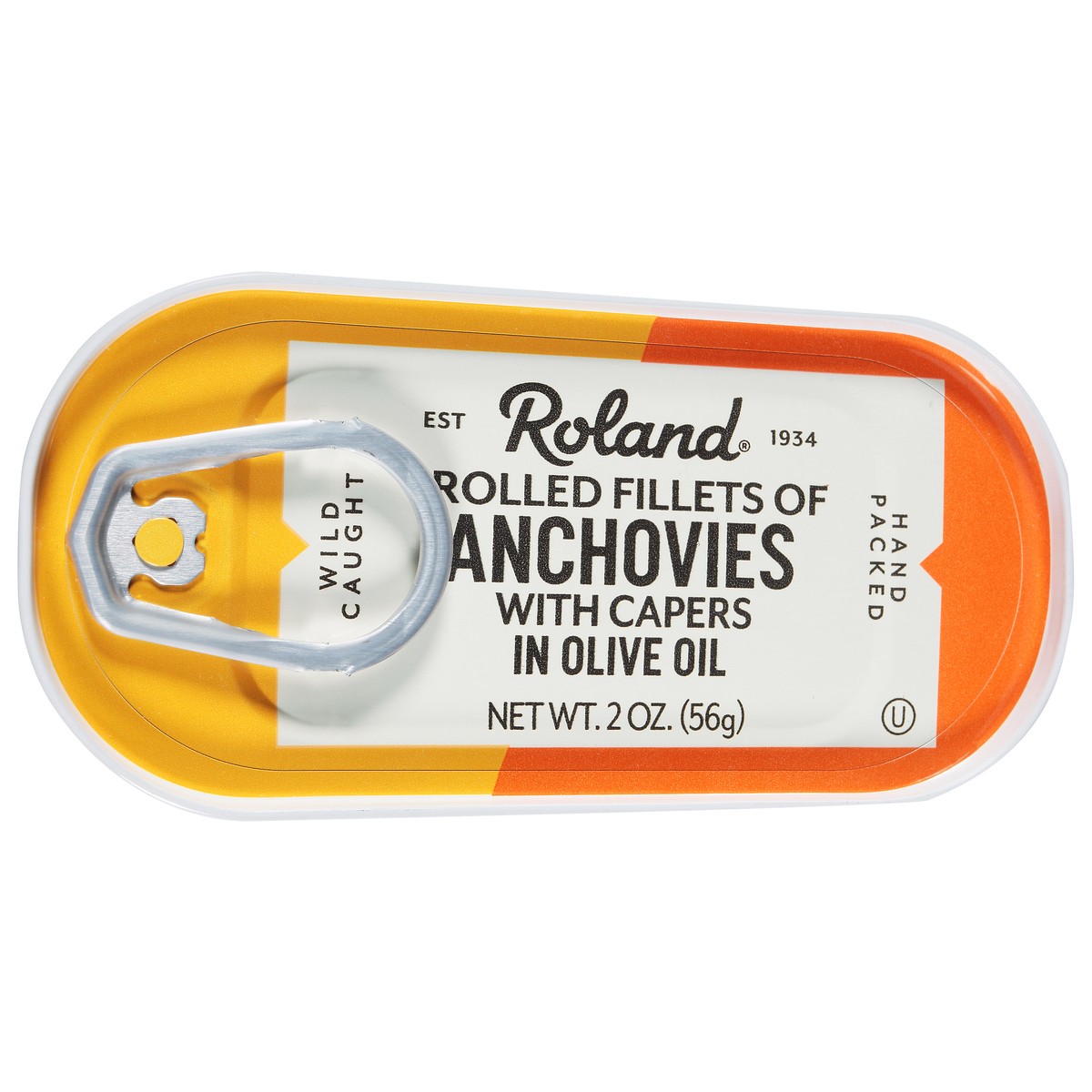 slide 10 of 13, Roland In Olive Oil Anchovies with Capers 2 oz, 2 oz