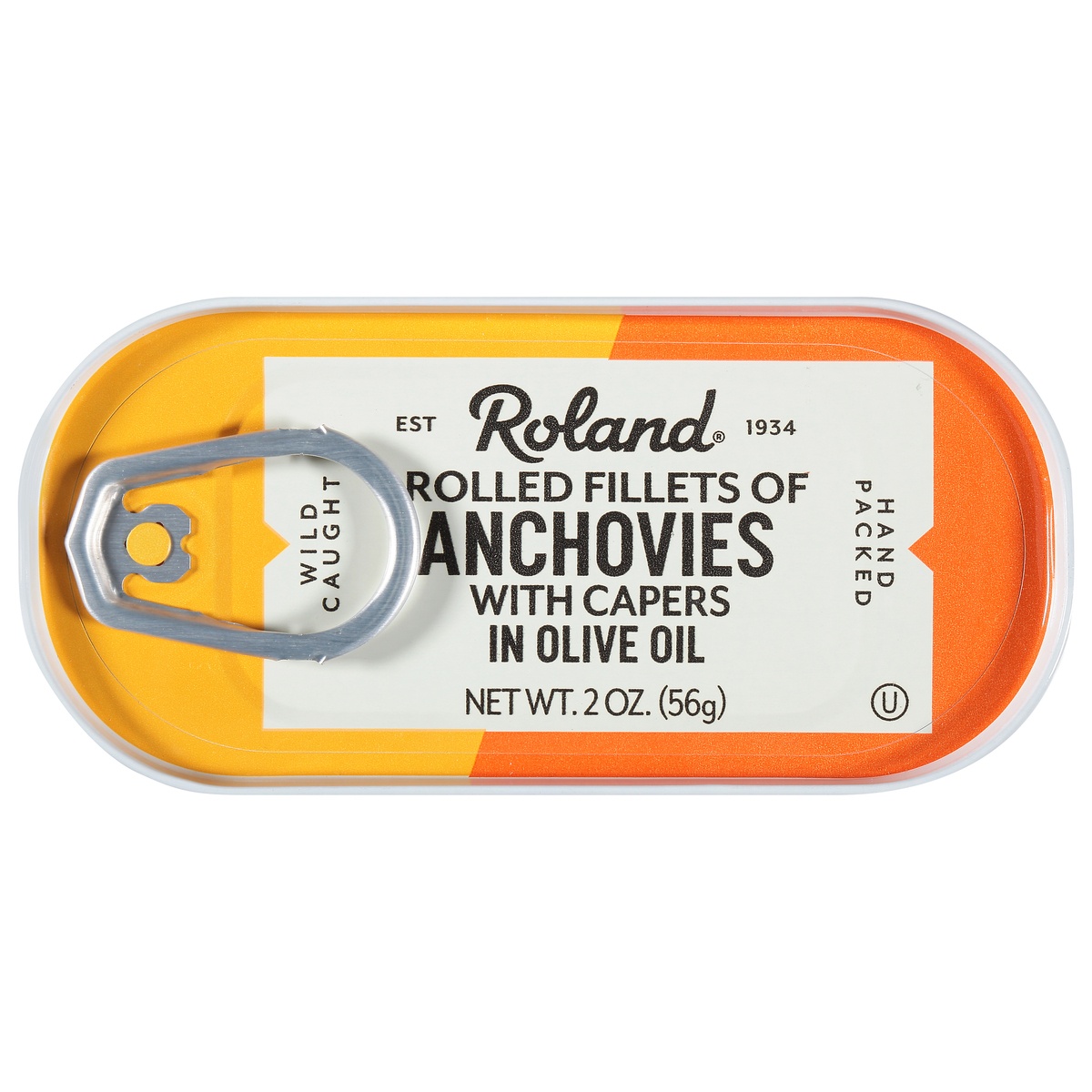 slide 1 of 1, Roland Rolled Anchovies, 2 oz