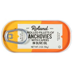 Roland In Olive Oil Anchovies with Capers 2 oz