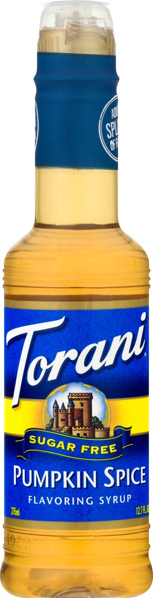 slide 1 of 12, Torani Sugar Free Pumpkin Spice Flavoring Syrup 375 ml, 375 ml