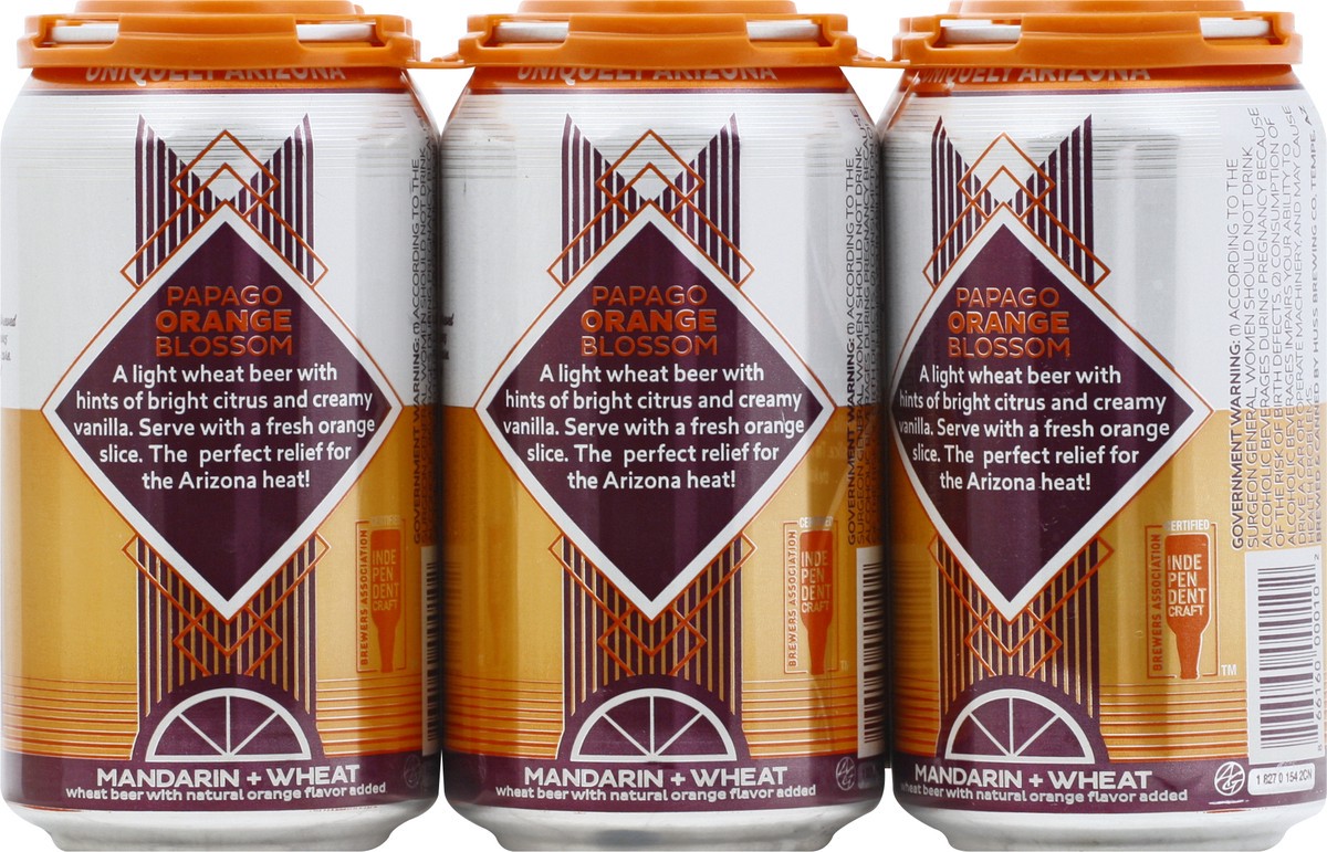 slide 8 of 9, Papago Orange Blossom Beer - 6 ct, 6 ct; 12 oz