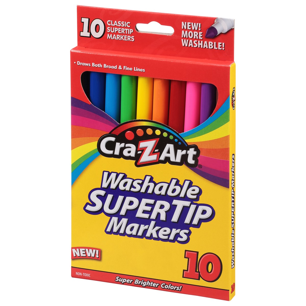 Cra-Z-Art 10002 Classic Colors Washable Markers 10 Count