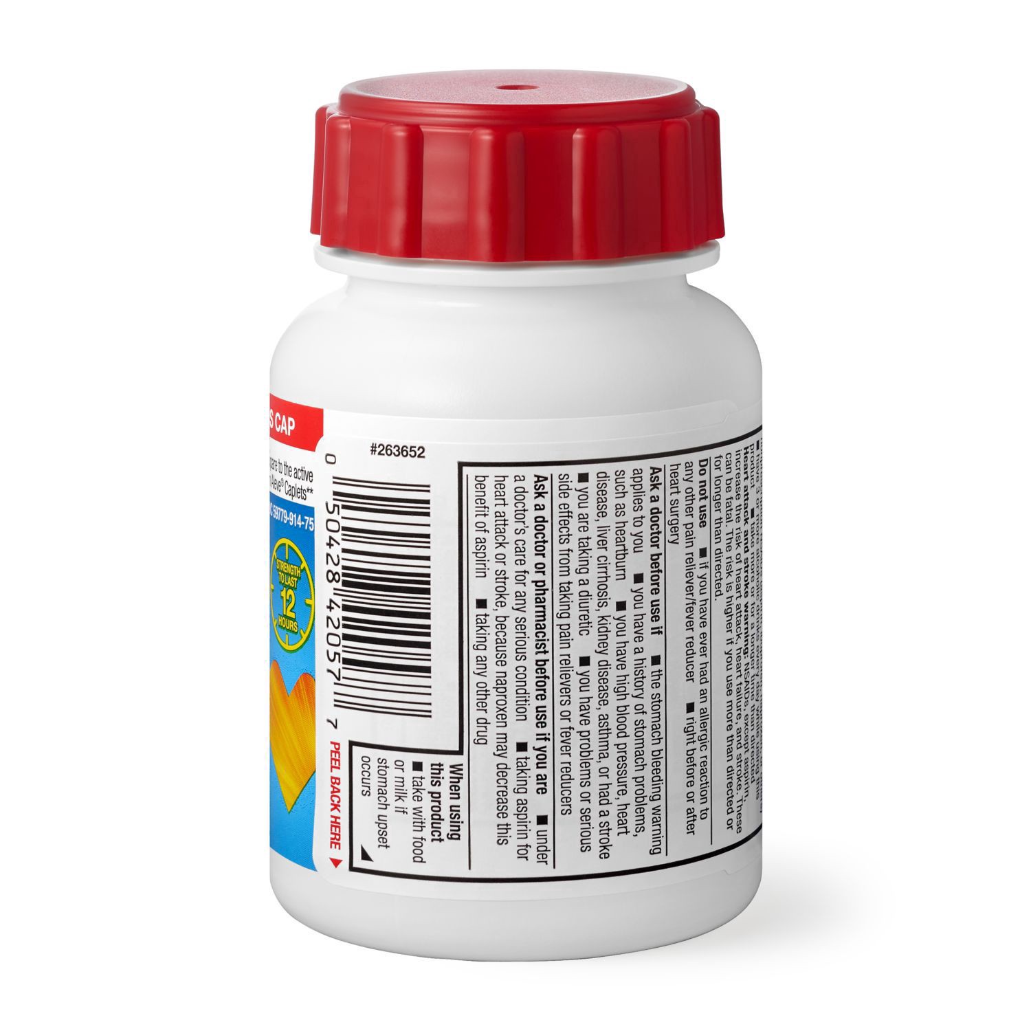 slide 3 of 5, Cvs Easy Open Arthritis Cap Naproxen Sodium 220mg (Nsaid) Caplets, 90 Ct, 90 ct