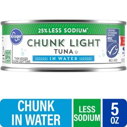 Kroger® Less Sodium Chunk Light Tuna in Water