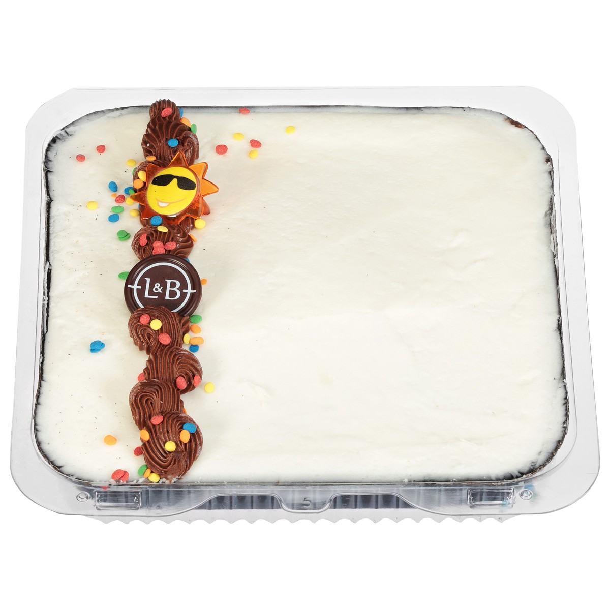 slide 1 of 9, Lunds & Byerlys Marble Picnic Cake with White Icing 1 ea, 1 ct