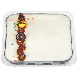 Lunds & Byerlys Marble Picnic Cake with White Icing 1 ea