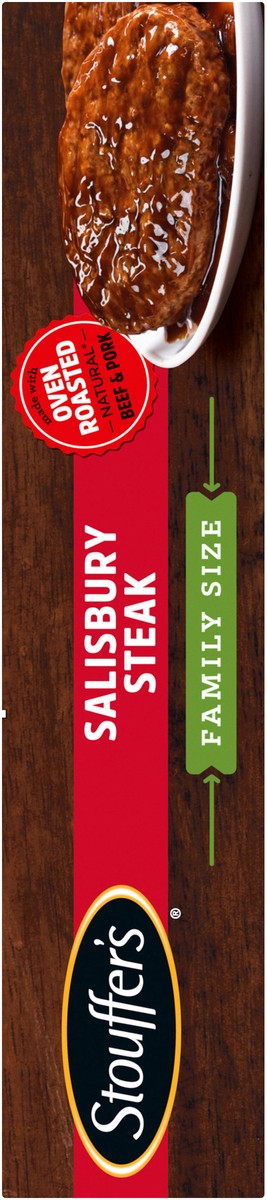 slide 6 of 8, Stouffer's Family Size Salisbury Steak Frozen Meal, 28 oz