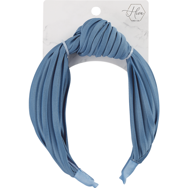 slide 1 of 1, Fabric Headband Blue, 1 ct