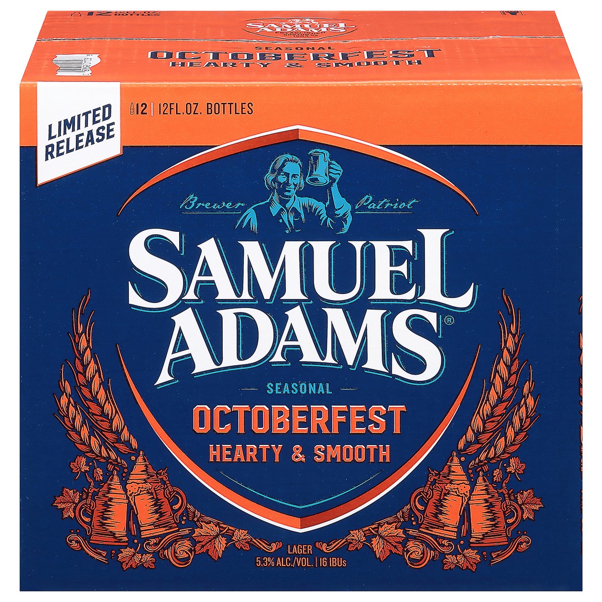 slide 1 of 1, Samuel Adams Winter Lager Seasonal Beer (12 fl. oz. Bottle, 12pk.), 12 ct; 12 oz