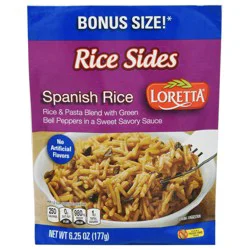 Loretta Rice Sides Spanish Rice Bonus Size 6.25 oz