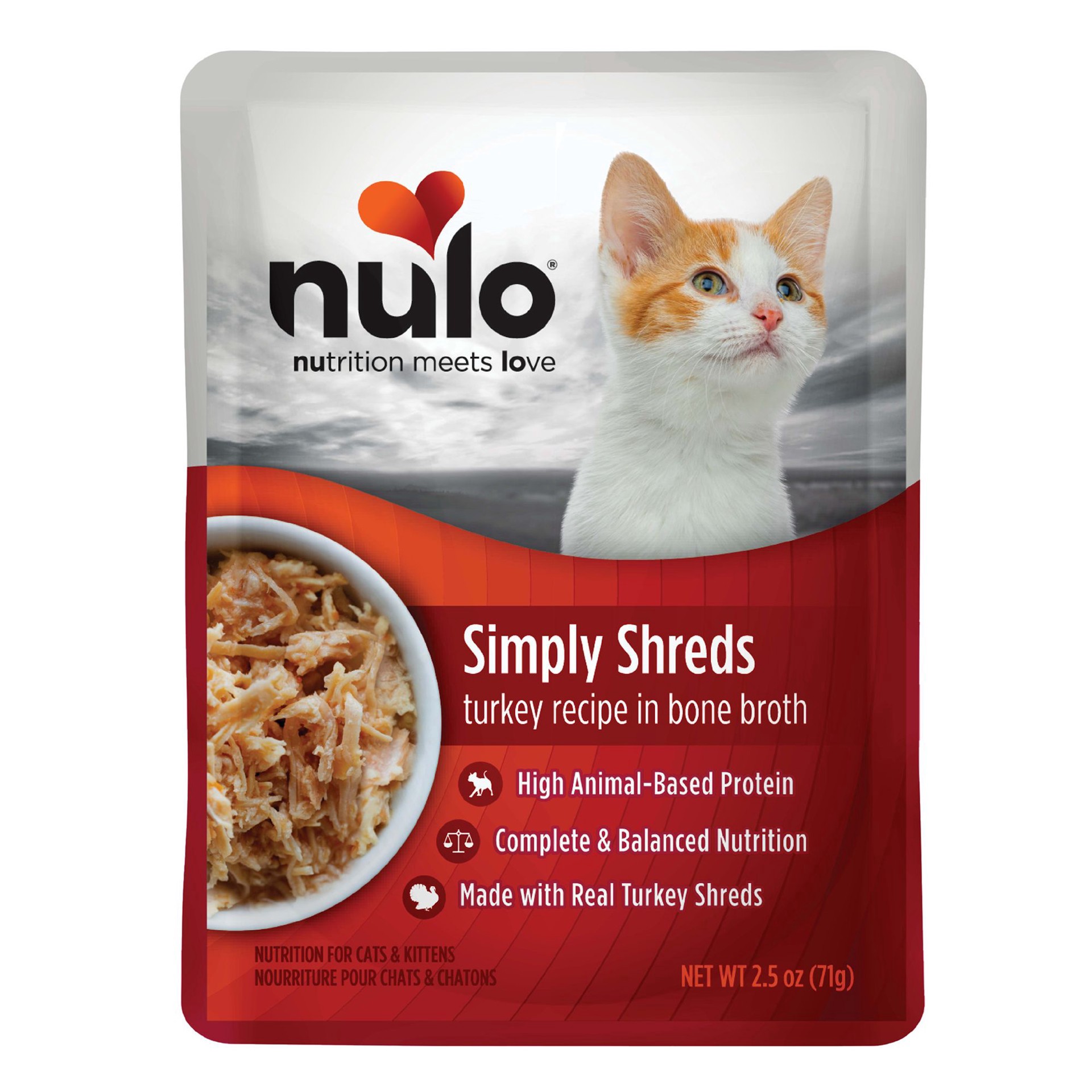 slide 1 of 1, Nulo Real Shreds Wet Cat & Kitten Food - High Protein, 2.5 Oz, 2.5 oz