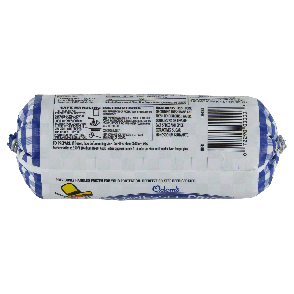 slide 3 of 4, Tennessee Pride Tenn Pride Mild Roll Sausage, 1 ct