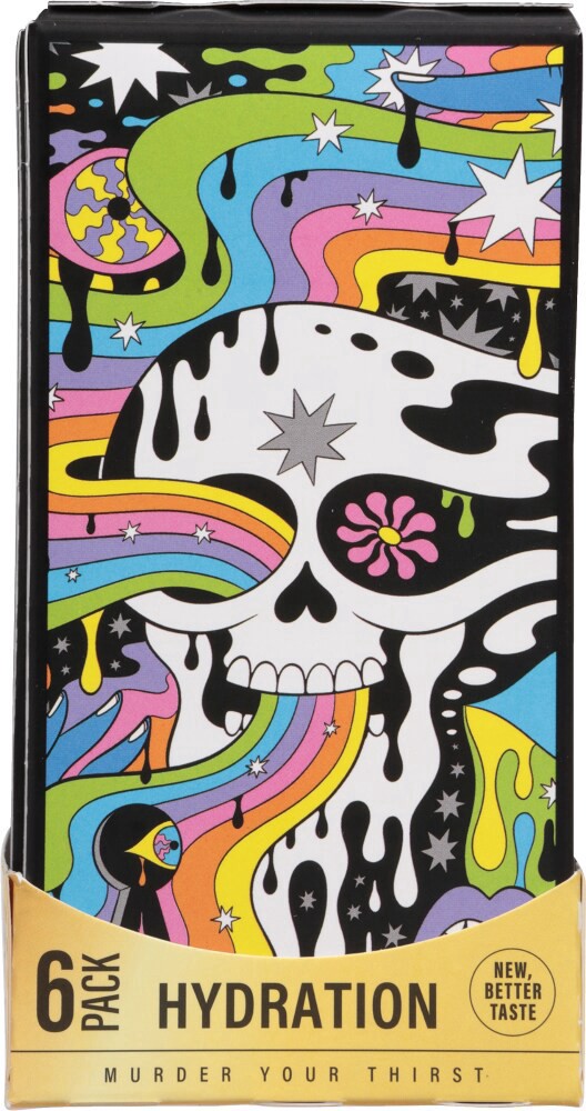 slide 4 of 4, Liquid Death Death Dust Hydration Mix - Lemon Melon & Mango, 6 ct