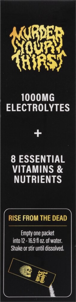 slide 3 of 4, Liquid Death Death Dust Hydration Mix - Lemon Melon & Mango, 6 ct